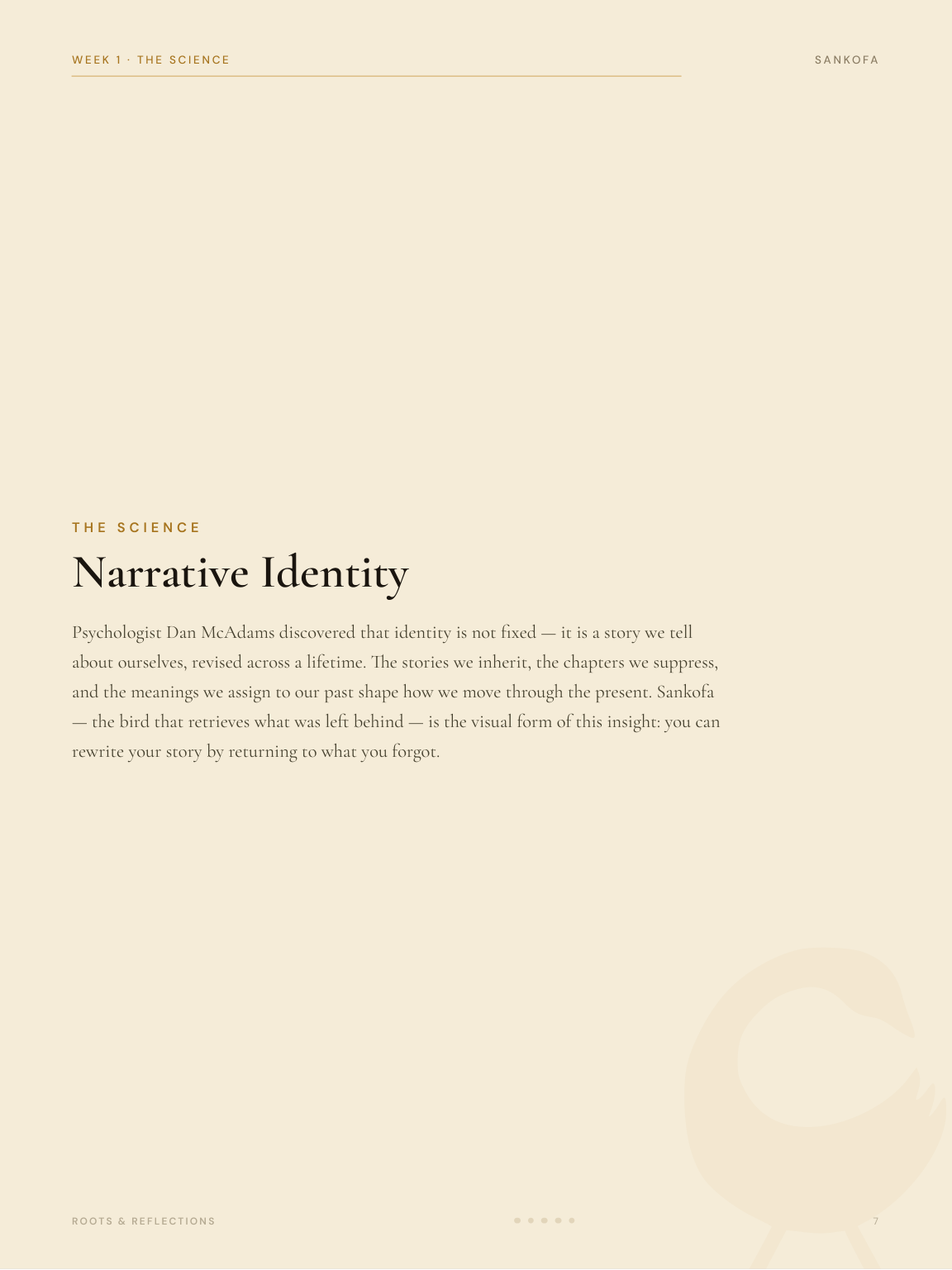 The Science — Narrative Identity