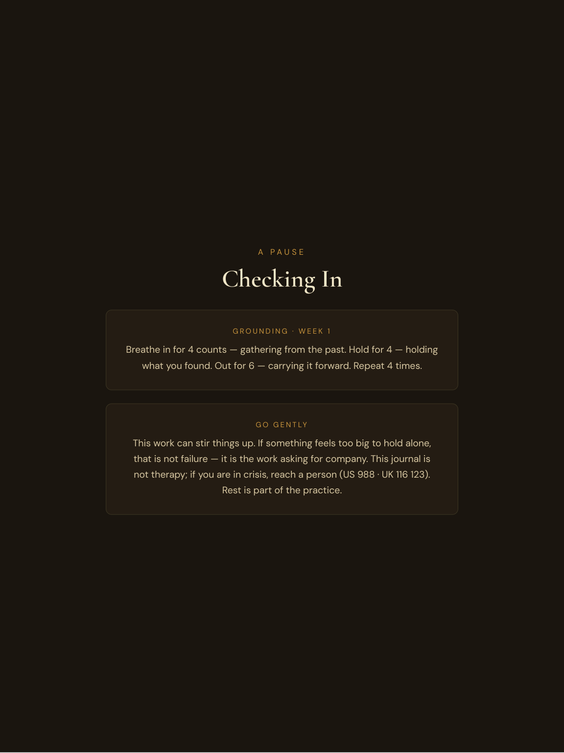 A grounding checkpoint
